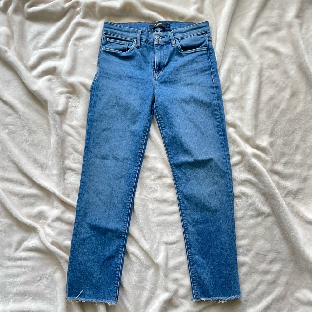 Hudson Nico Straight Cropped Jeans